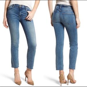Frame Le High Straight Leg Jeans In Roxton Wash 26